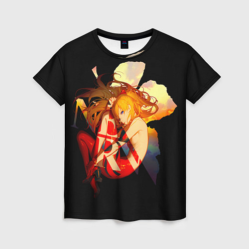 Женская футболка Аска Евангелион Nerv / 3D-принт – фото 1