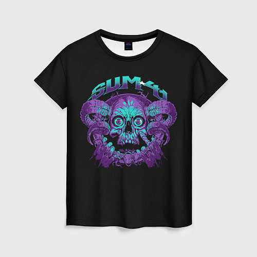 Женская футболка Sum 41 / 3D-принт – фото 1