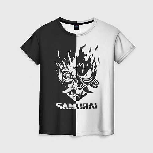 Женская футболка SAMURAI / 3D-принт – фото 1