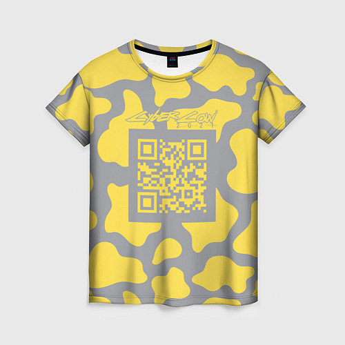 Женская футболка CyberCow 2021 / 3D-принт – фото 1