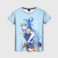 Женская футболка Aqua