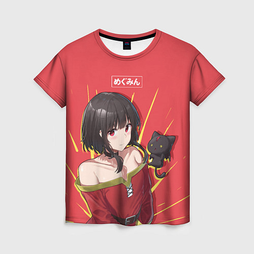 Женская футболка Megumin / 3D-принт – фото 1