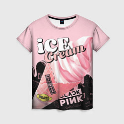 Женская футболка BLACKPINK ICE CREAM