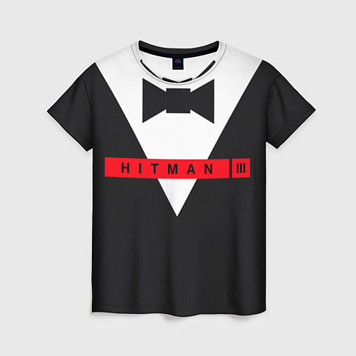 Женская футболка Hitman III / 3D-принт – фото 1