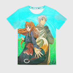 Женская футболка Волчица и пряности