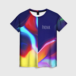Женская футболка Phonk Neon