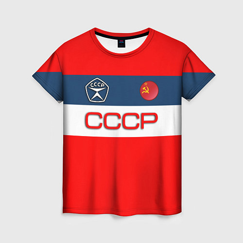 Женская футболка СССР / 3D-принт – фото 1