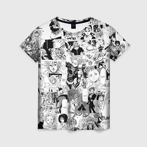 Женская футболка Семь смертных грехов / 3D-принт – фото 1