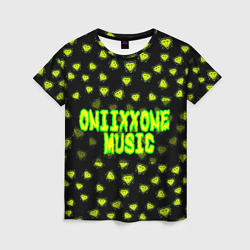 Женская футболка OniixxOneMusic / 3D-принт – фото 1
