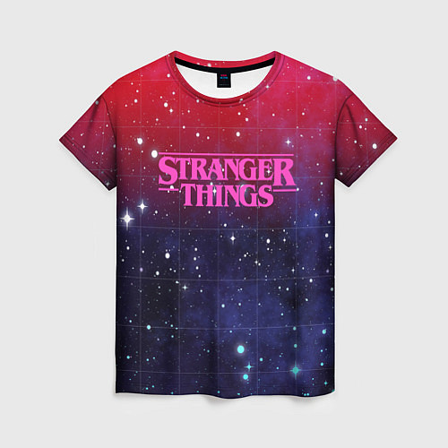 Женская футболка Stranger Things / 3D-принт – фото 1