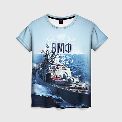 Женская футболка ВМФ / 3D-принт – фото 1