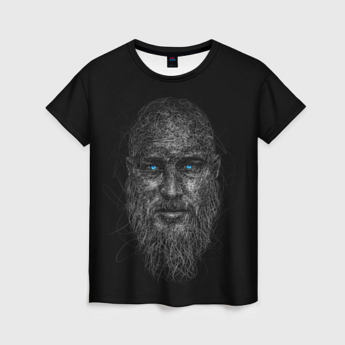 Женская футболка Ragnar Lodbrok / 3D-принт – фото 1