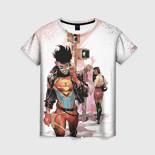 Женская футболка SUPERBOY meme / 3D-принт – фото 1