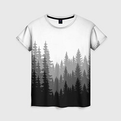 Женская футболка Темный Лес