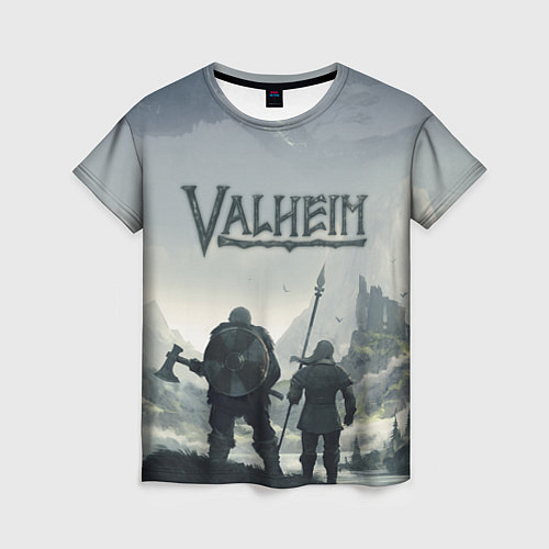Женская футболка Valheim Валхейм / 3D-принт – фото 1