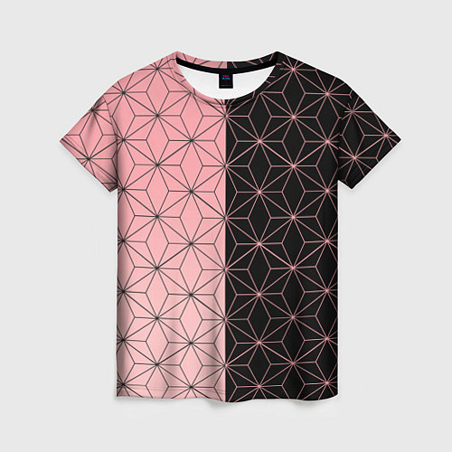 Женская футболка КОСТЮМ НЕЗУКО NEZUKO / 3D-принт – фото 1