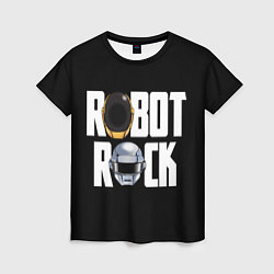 Женская футболка Robot Rock
