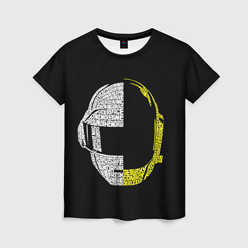 Женская футболка Daft Punk / 3D-принт – фото 1