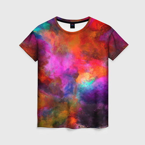 Женская футболка Взрыв красок тай дай / 3D-принт – фото 1