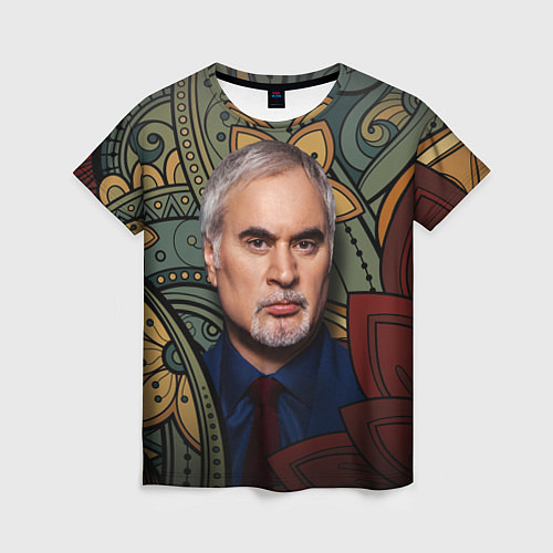 Женская футболка Меладзе Цветы Мандала / 3D-принт – фото 1