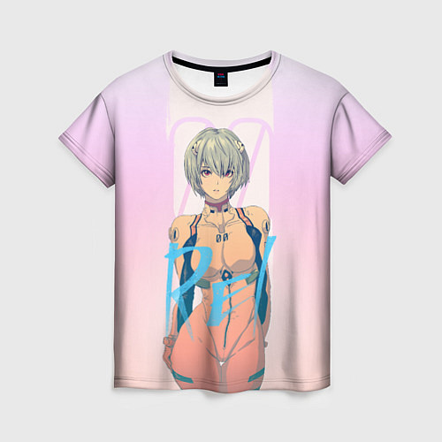 Женская футболка Rei Ayanami / 3D-принт – фото 1