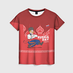 Женская футболка День России