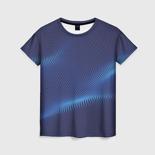 Женская футболка 3D волна / 3D-принт – фото 1