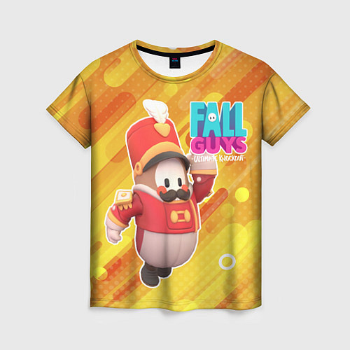 Женская футболка FALL GUYS Щелкунчик / 3D-принт – фото 1