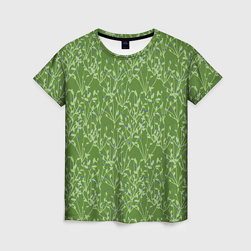 Женская футболка Черника / 3D-принт – фото 1