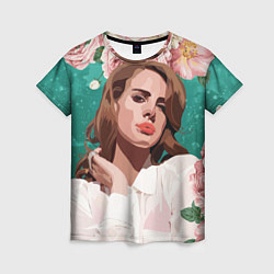 Женская футболка Lana del rey