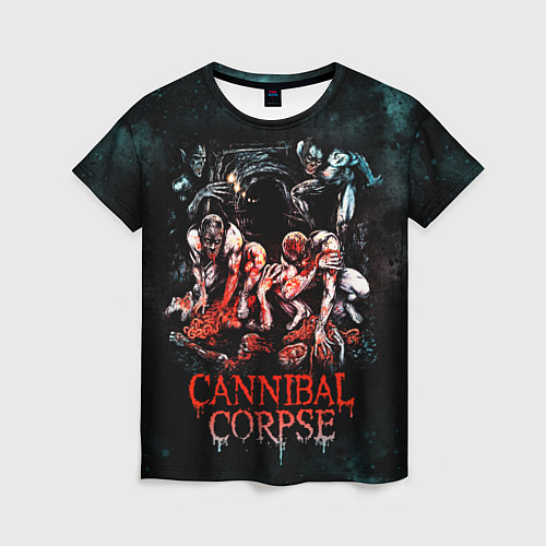 Женская футболка Cannibal Corpse / 3D-принт – фото 1