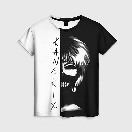 Женская футболка Kaneki X Tokyo Ghoul / 3D-принт – фото 1
