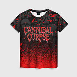 Футболка женская CANNIBAL CORPSE, цвет: 3D-принт