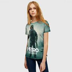 Футболка женская Metro Exodus, цвет: 3D-принт — фото 2