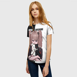 Футболка женская MONOKUMA JUNKO, цвет: 3D-принт — фото 2