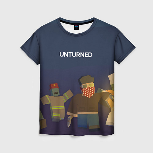 Женская футболка Unturned / 3D-принт – фото 1