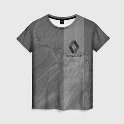 Футболка женская Renault Logo Рено логотип, цвет: 3D-принт