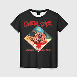 Футболка женская Cannibal Corpse, цвет: 3D-принт