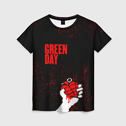 Футболка женская Green day, цвет: 3D-принт