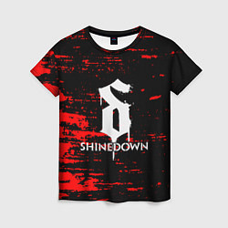 Футболка женская Shinedown, цвет: 3D-принт