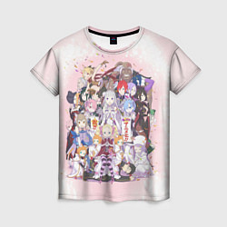 Футболка женская RE:Zero, цвет: 3D-принт