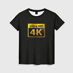 Футболка женская UltraHD, цвет: 3D-принт