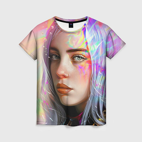 Женская футболка Billie Eilish / 3D-принт – фото 1