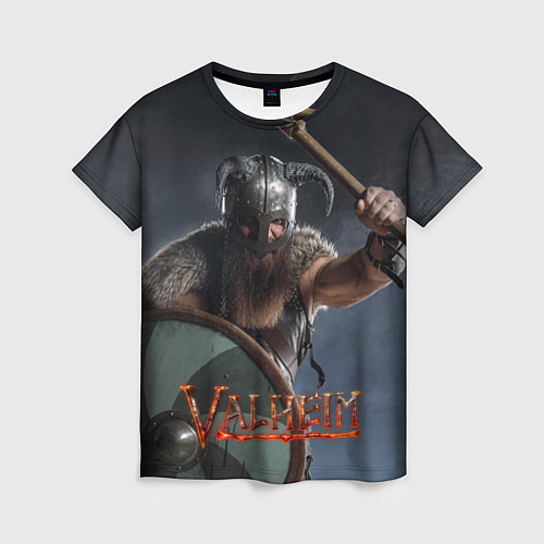 Женская футболка Viking Valheim / 3D-принт – фото 1