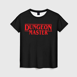 Женская футболка Stranger Dungeon Master
