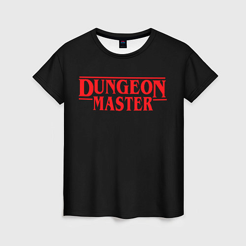 Женская футболка Stranger Dungeon Master / 3D-принт – фото 1