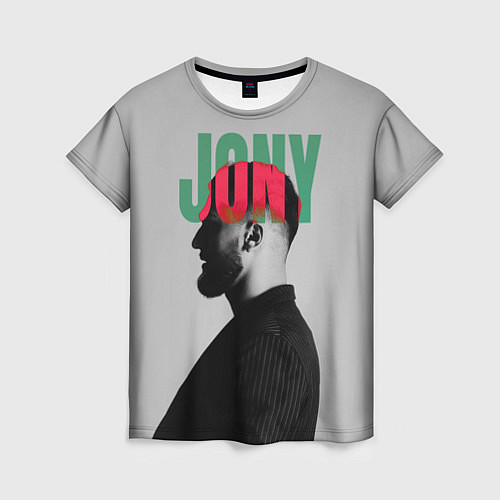 Женская футболка Jony / 3D-принт – фото 1