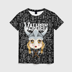 Женская футболка Valheim Girl