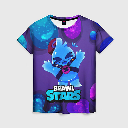Женская футболка Сквик Squeak Brawl Stars / 3D-принт – фото 1