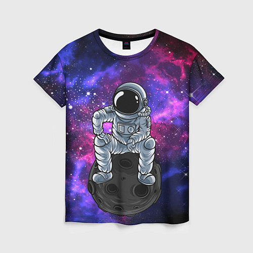 Женская футболка Distant galaxy / 3D-принт – фото 1